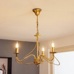 EMIBIG LIGHTING Tori 3 chandelier, 3-bulb, gold