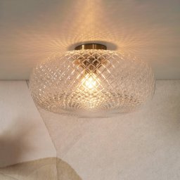 IT´S ABOUT ROMI IT'S ABOUT ROMI Venice ceiling light, clear, glass, 44 cm, E27