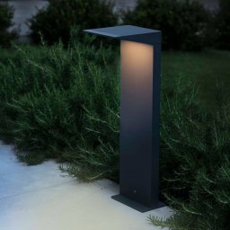 FARO BARCELONA LED solar path light Soleil, anthracite, metal, IP54, sensor