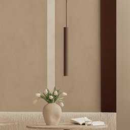 Audo Copenhagen Audo Tubulaire pendant light, height 48 cm, bronze, aluminium