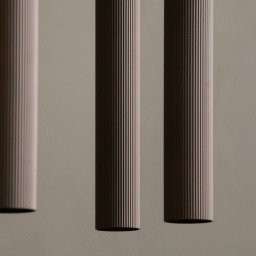 Audo Copenhagen Audo Tubulaire pendant light, height 24 cm, bronze, aluminium