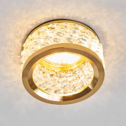 ORION Iwen Built-In Light with Crystal Decoration Gold