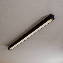 Nowodvorski Lighting Straight ceiling lamp, black, 122 cm