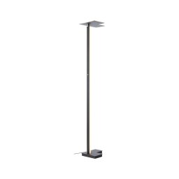 Brilliant Mora LED floor lamp, anthracite, height 178 cm, metal