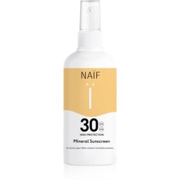 Naif Sun Mineral Sunscreen SPF 30 Protective Sunscreen Spray SPF 30 waterproof 175 ml