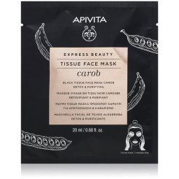 Apivita Express Beauty Carob Sheet Mask with detoxifying effect 20 ml