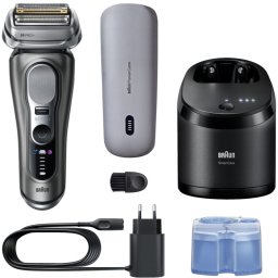 Braun Series 9 PRO+ 9675cc Electric Shaver with a cleaning and charging station Black 1 pc