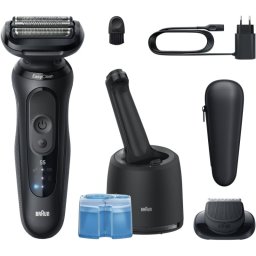 Braun Series 5 52-N7200cc Electric Shaver with a cleaning and charging station SmartCare Black 1 pc