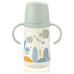Suavinex Dreams Second kids’ bottle with handles Green 6 m+ 270 ml