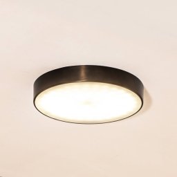 Argon Timur LED ceiling light, anthracite, steel, Ø 34 cm