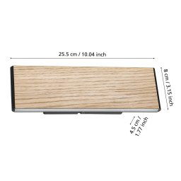 EGLO Stars Of Light LED wall light Climene, wood decor, aluminium