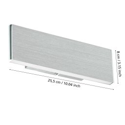 EGLO Stars Of Light LED wall light Climene, brushed aluminium