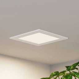 Prios LED recessed light Helina, white, 16.5 cm, dimmable