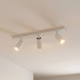 Arcchio Brinja Slim ceiling spotlight, white, 3-bulb, GU10 MR11