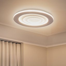 OSRAM LED ceiling lamp ORBIS SPIRAL ROUND, Ø 69 cm, white 63 W