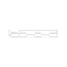 OSRAM ORBIS FLAME LED wall light, chrome, 3-bulb, CCT, IP44