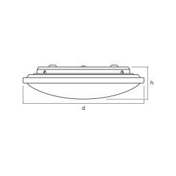 OSRAM ORBIS LED ceiling lamp, Ø 41 cm, remote control CCT white