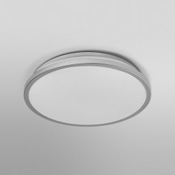 OSRAM ORBIS DUBLIN LED ceiling light, Ø 30 cm, silver metal