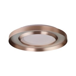 Brilliant Onix LED ceiling lamp, Ø 60 cm, rose gold, metal