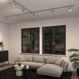 Paulmann URail track spotlight Luxe, matt chrome, GU10