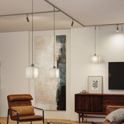 Paulmann URail lampshade Verona 2Easy, grey, 25 x 13 cm