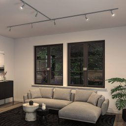 Paulmann URail track spotlight Salt, matt chrome, GU10