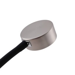 Lindby screw clamp light Jyla nickel/black Lens 4,200 K