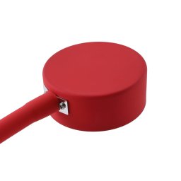 Lindby wall lamp Jyla red/black lens 4,200 K GX53 flexible arm