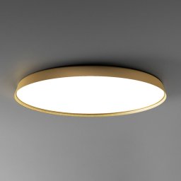 Luceplan Compendium Plate LED ceiling lamp, brass