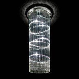 Novaresi Glass rod hanging light Cannucce