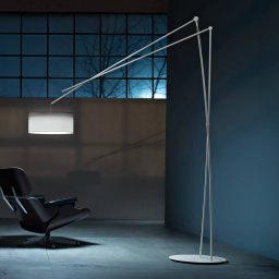 Prandina Effimera F50 floor lamp, matt white