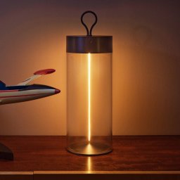 OSRAM LED rechargeable table lamp DECOR FILAMENT, dark grey, 32 cm