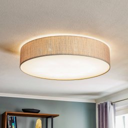 Nowodvorski Lighting Turda ceiling light, Ø 78 cm, grey