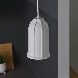OSRAM hanging light CONCRETE SIM, grey, Ø 12 cm, concrete, E27