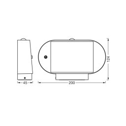 OSRAM LED wall lamp ENDURA STYLE SOLAR OVAL 20 cm 830