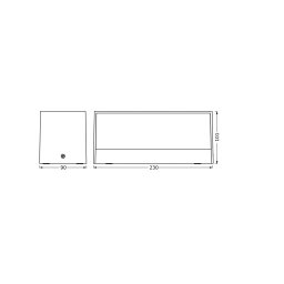OSRAM LED outdoor wall lamp ENDURA STYLE IDRI, dark grey, IP65