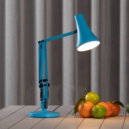 Anglepoise LED table lamp 90 MINI MINI VIVID, turquoise blue USB