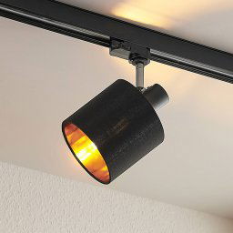 Arcchio Heleni Spot track lighting system black gold