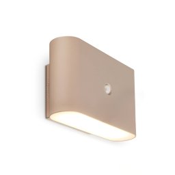 Briloner LED rechargeable wall lamp Chat, beige, 16 cm, plastic, sensor