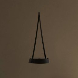 Sigor Mahina LED pendant light, black, Ø 17 cm, metal, CCT