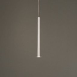Argon Rulo LED pendant light, beige, steel, Ø 3.2 cm