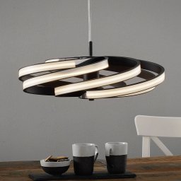 Domiluce Decorative Zoya LED hanging light, black
