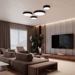 TEMAR LIGHTING Cleo 200 ceiling lamp, white, sensor, IP20, Ø 20 cm, E27