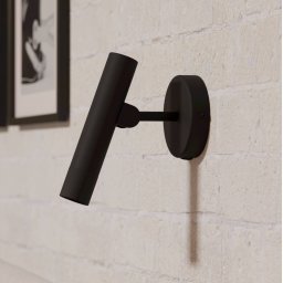 EGLO Almudaina LED wall light, black Width 11 cm, steel