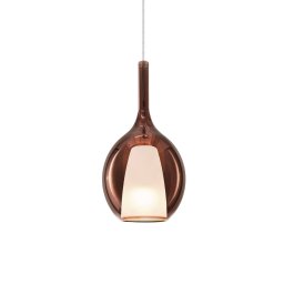 Ideallux Ideal Lux Kalique 2 hanging light, copper-coloured, Ø 18 cm
