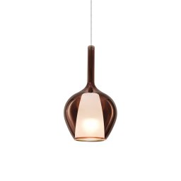 Ideallux Ideal Lux Kalique 1 hanging light, copper-coloured, Ø 18 cm