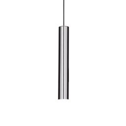 Ideallux Ideal Lux pendant light, chrome-coloured, Ø 6 cm, metal