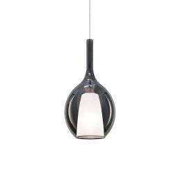 Ideallux Ideal Lux Kalique 2 hanging light, smoke grey, Ø 18 cm