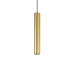 Ideallux Ideal Lux pendant light, brass-coloured, Ø 6 cm, metal