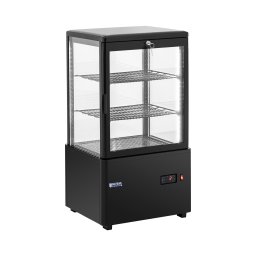Refrigerated Display Case - 58 L - Royal Catering - 3 levels - black - locking
